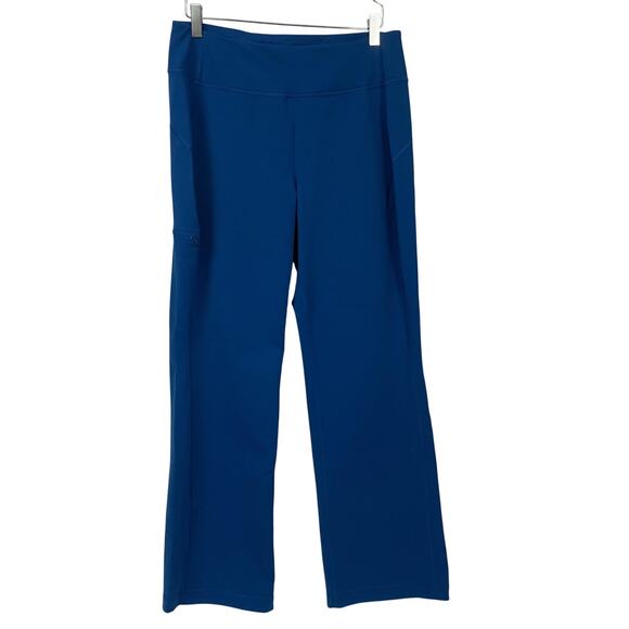 Duluth Pants - Duluth Trading Classic Noga Pants Womens Medium x29 Blue Zip Pocket Straight Leg